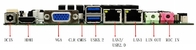 VGA HDMI LVDS EDP Mini ITX Тонкая материнская плата Процессор Intel IOTG Elkhart Lake J6412