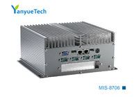 Полностью алюминиевая Fanless врезанная доска IPC коробки MIS-8706 установила расширение PCI USB 1 серии 6 сети 6 C.P.U. I7 3520M двойное
