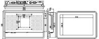 10,1 ПК сенсорной панели дюйма дизайн C.P.U. 2LAN экрана J1900 3805U промышленного емкостный тонкий