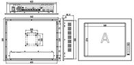 IPPC-1701T 17&quot; промышленный монитор 1 экрана касания ПК расширило C.P.U. поддержки I3 I5 I7 слота настольное