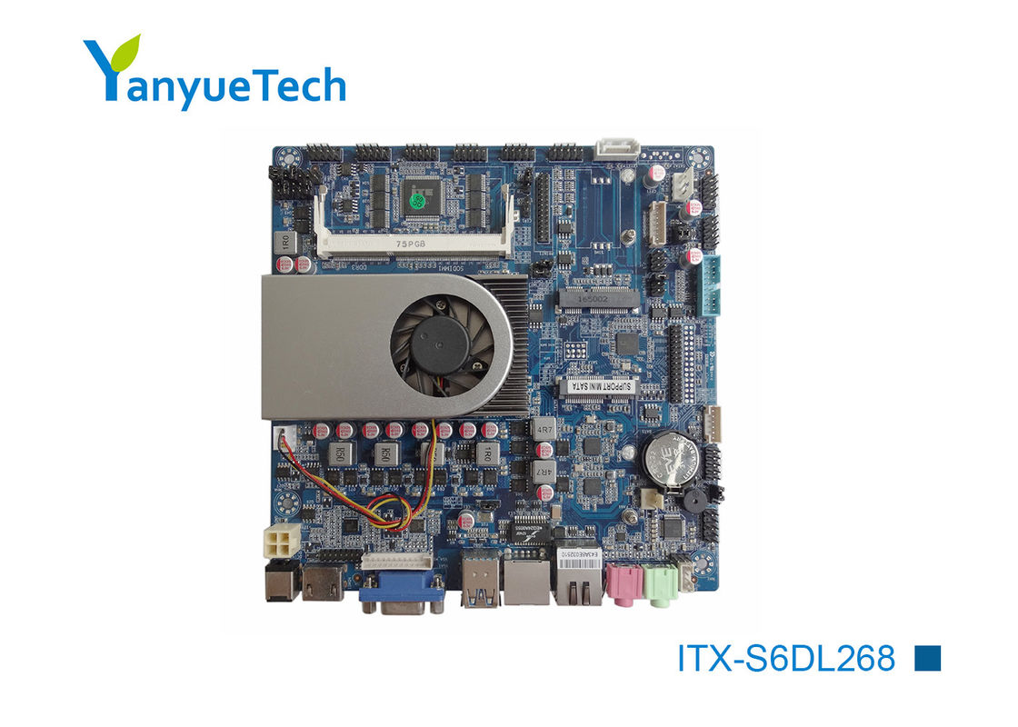 Микро- материнская плата сервера Itx ITX-S6DL268 для поставки C.P.U. серии i3 i5 i7 Intel Skylake u