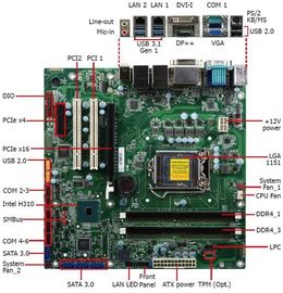 Материнская плата обломока микро- ATX MATX-H310AH26A/гигабайт H310m материнская плата 1151 Lga Matx Intel